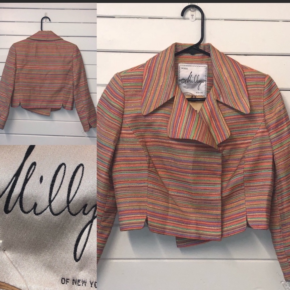 Preowned Milly cropped jacket size 4
